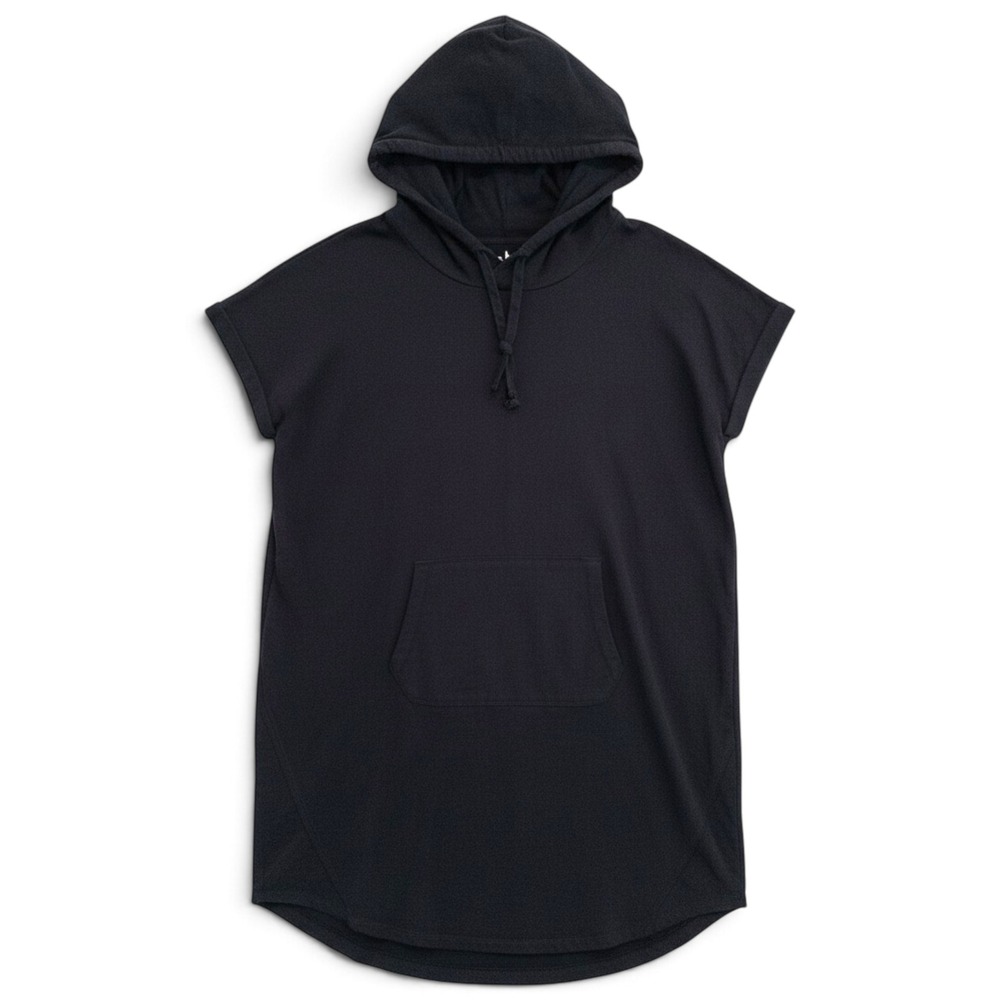 Xersion Sweatshirt Dress Women 0X Goth Skater Athleisure Sporty Chic Mini Black